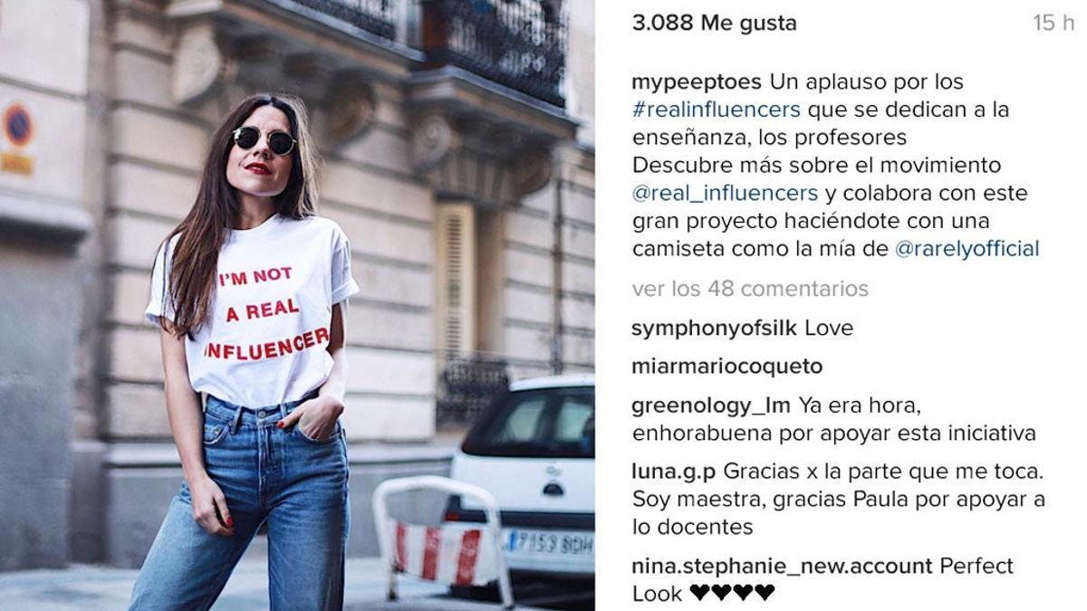 Nace el movimiento #RealInfluencers para reivindicar la labor de los docentes