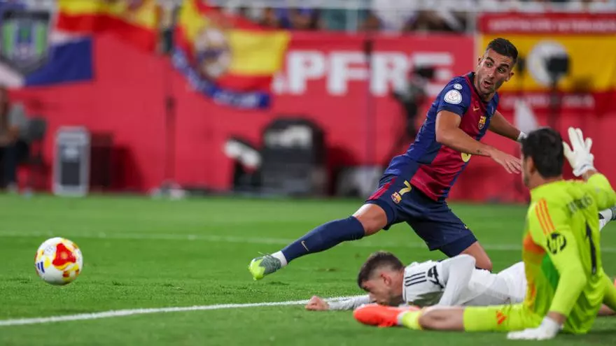 As se narr el 2-2 de Ferran Torres en la final de la Copa del Rey
