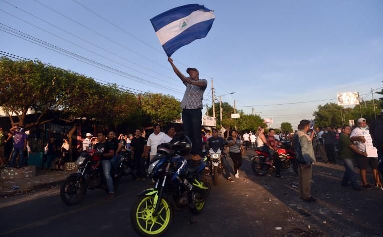 Multitudinaria marcha en Nicaragua