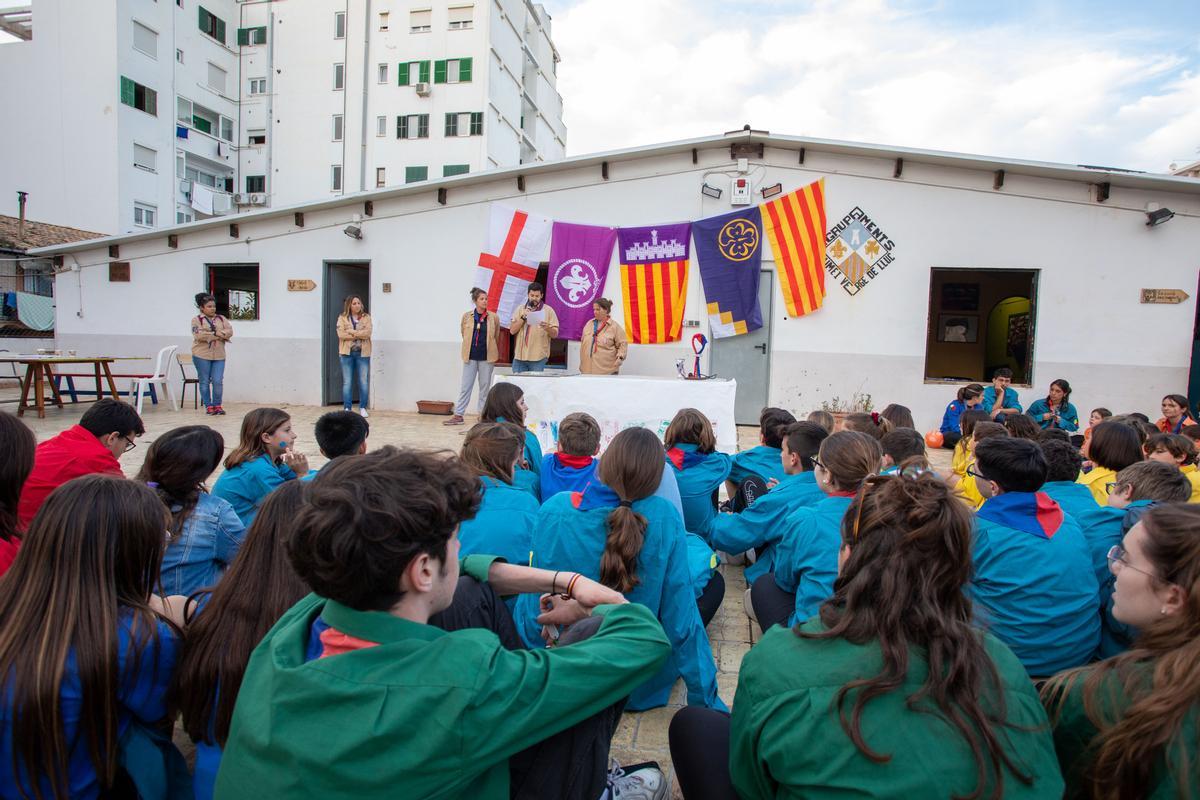 Un momento de la celebración del pasado sábado en la parroquia de la Encarnación