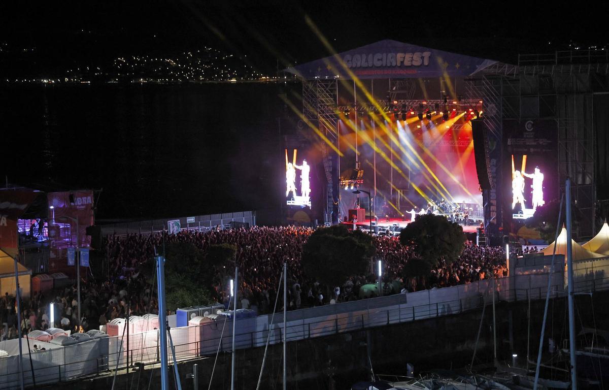Concierto de "La Reina del Flow" en el Galicia Fest de Vigo