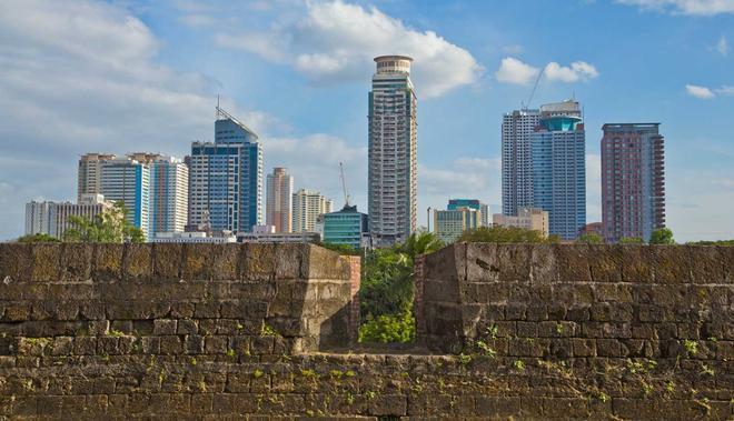 Rascacielos en Manila