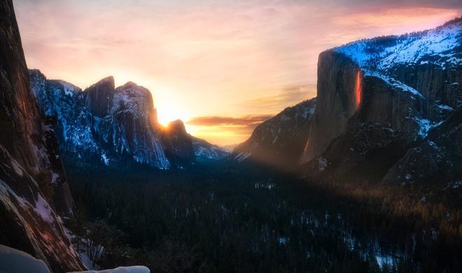 Cascada de Fuego, Parque Nacional de Yosemite