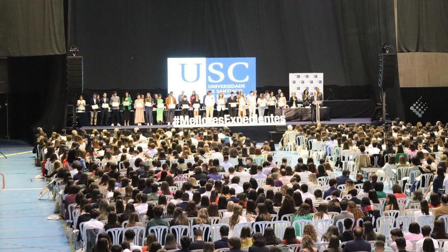 El acto celebrado en el Multiusos Fontes do Sar, en Santiago.