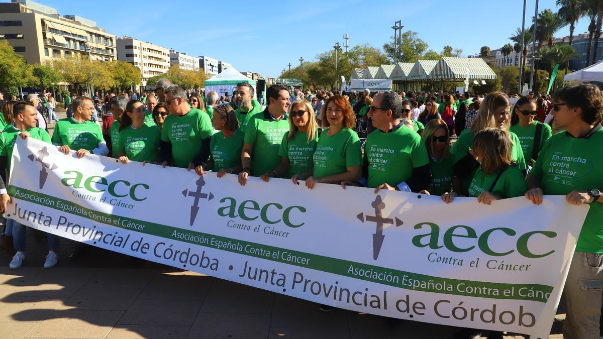 Miembros de la Corporación municipal de Córdoba, antes de la carrera.