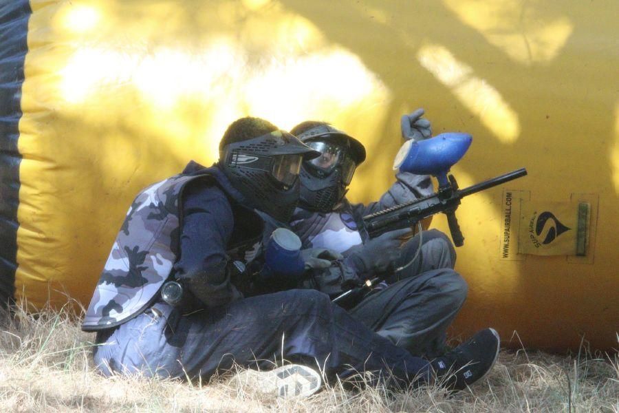 Competición de paintball en Valorio