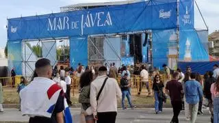Atrapados por un "mar de ruido" en Xàbia
