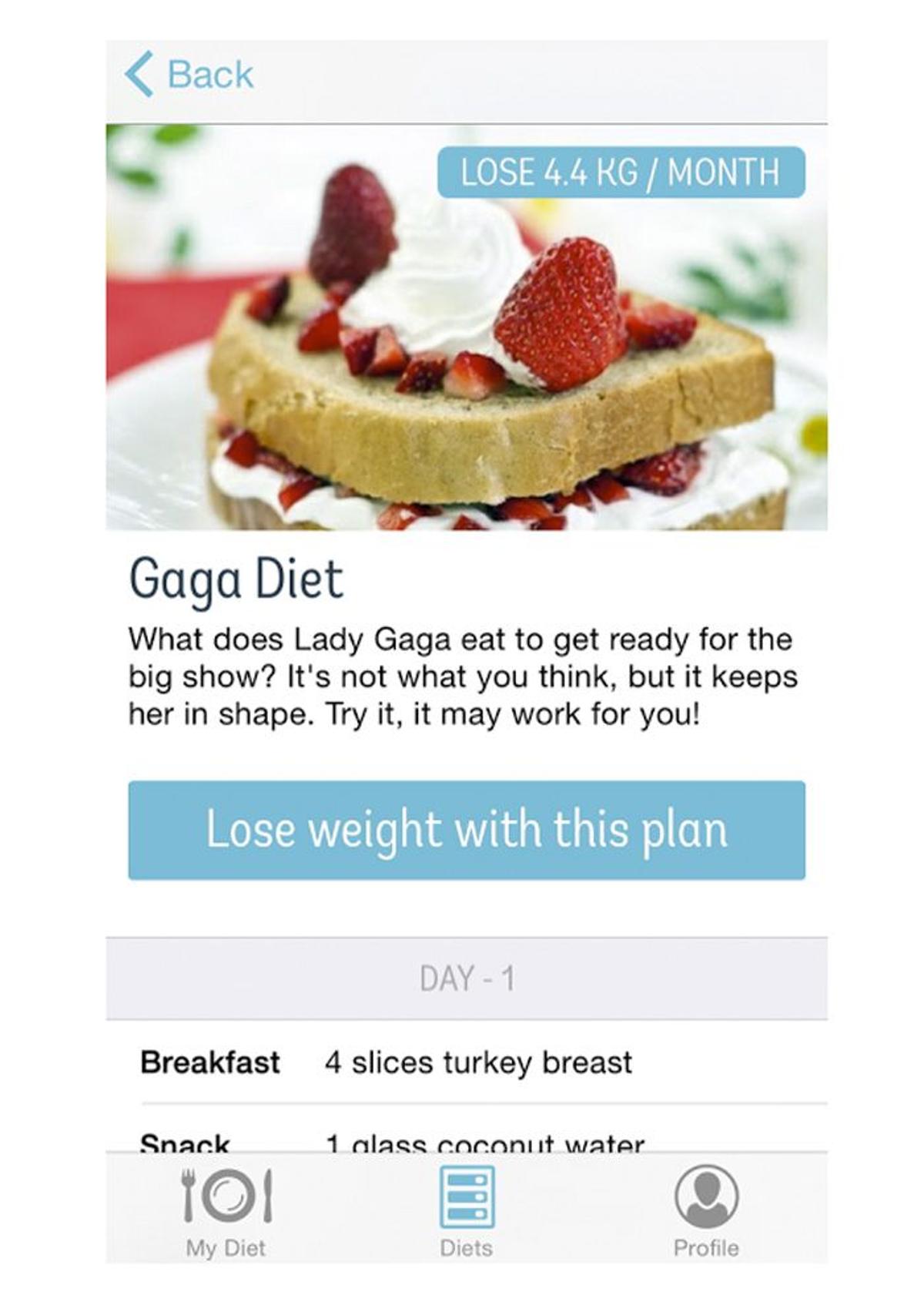Apps (gratis) para adelgazar: Diet Point, todo tipo de dietas