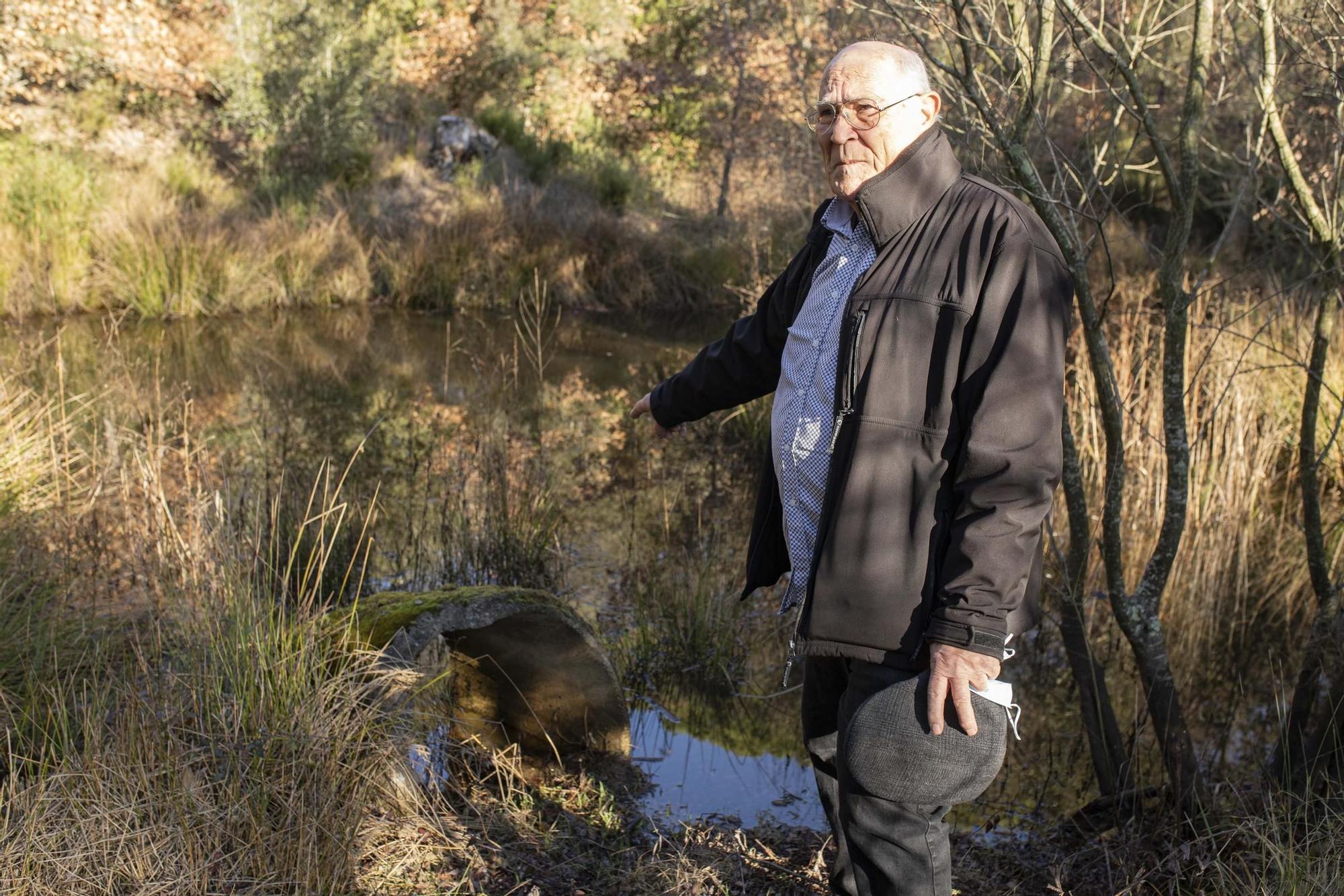 Galeria d'imatges: Veïns de Vidreres denuncien fuites d’aigua a les canonades en plena sequera