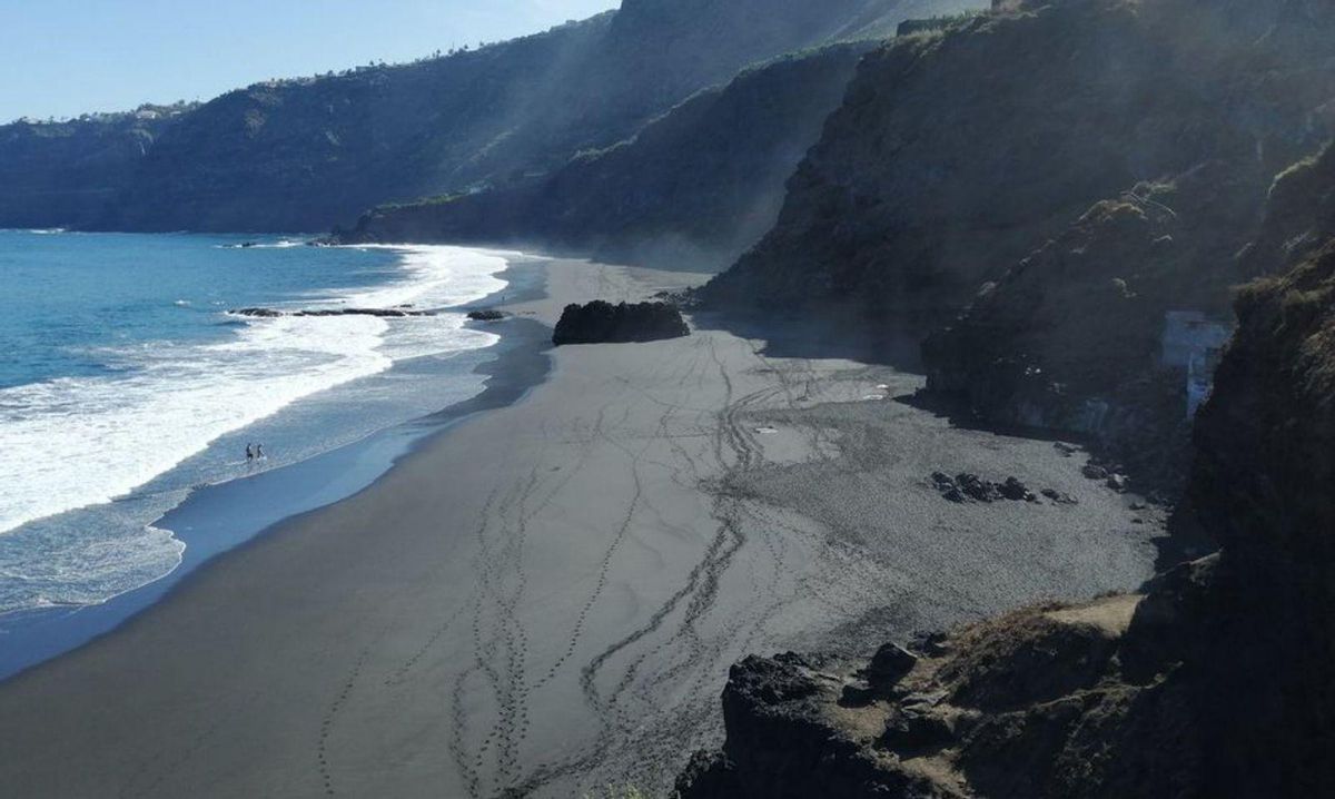 Playa de Los Patos, en La Orotava. | | E.D.