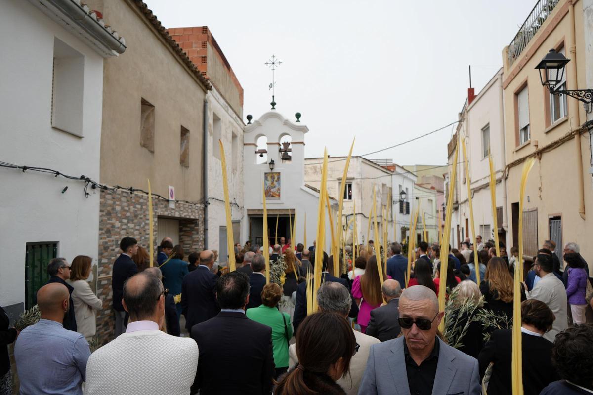 Bendición de las palmas del Domingo de Ramos en Alberic.