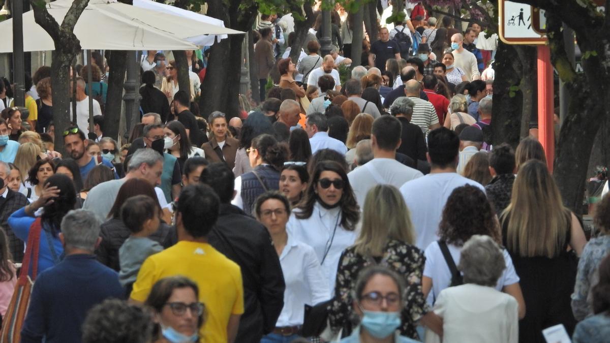 Ambiente en la calle Paseo.