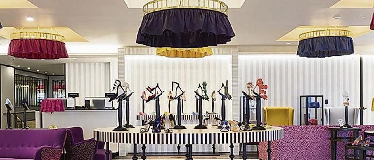 Interior de una tienda de Manolo Blahnik./ FDV