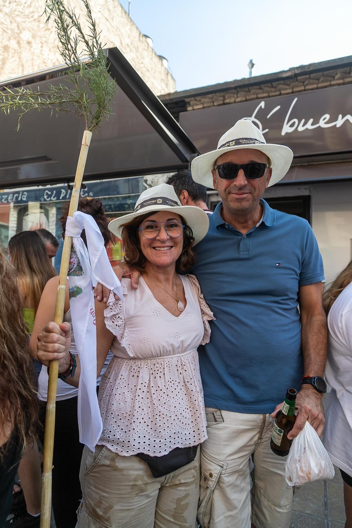 La llegada de la 'Morenica' a Algezares en imágenes