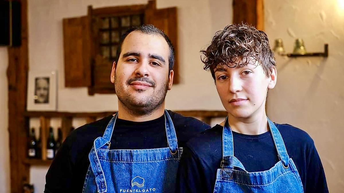 Álex Paz y Olga García, del restaurante Fuentelgato.