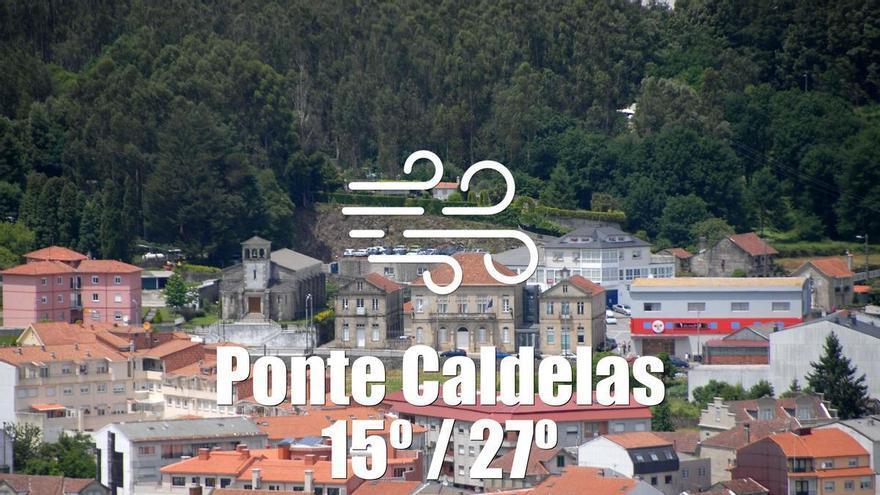El tiempo en Ponte Caldelas: previsión meteorológica para hoy, martes 15 de septiembre