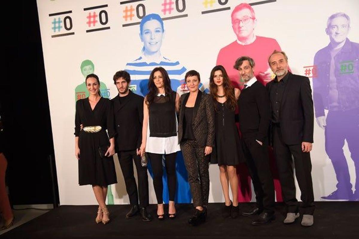 Actores, en la presentación de #0, nuevo canal de Movistar +