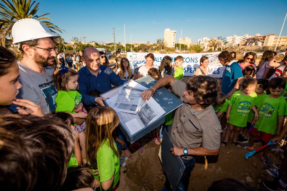 Una "caja de los sueños" como primera piedra del futuro Gasparot de La Vila