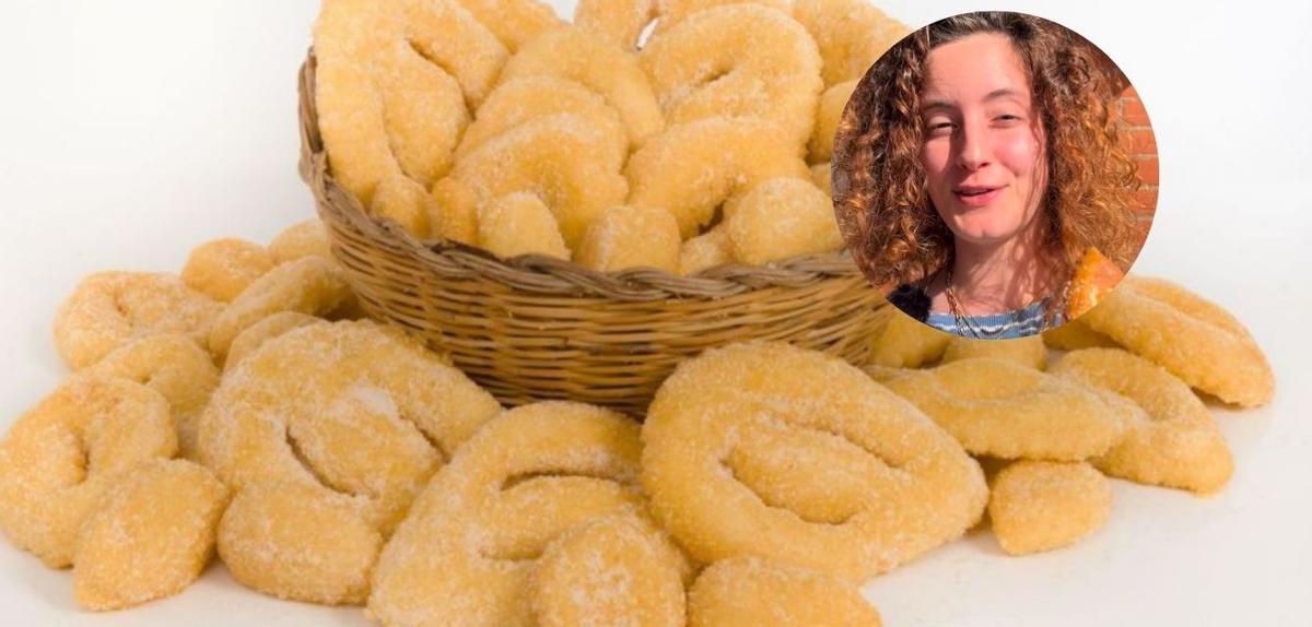 Chefenials, influencer gastronómica, con unas 'orelletes' de Ibiza