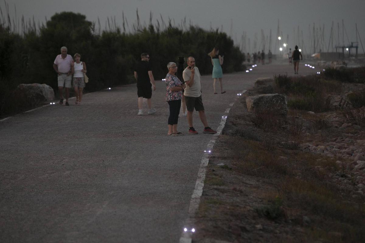 Sender Blau iluminado