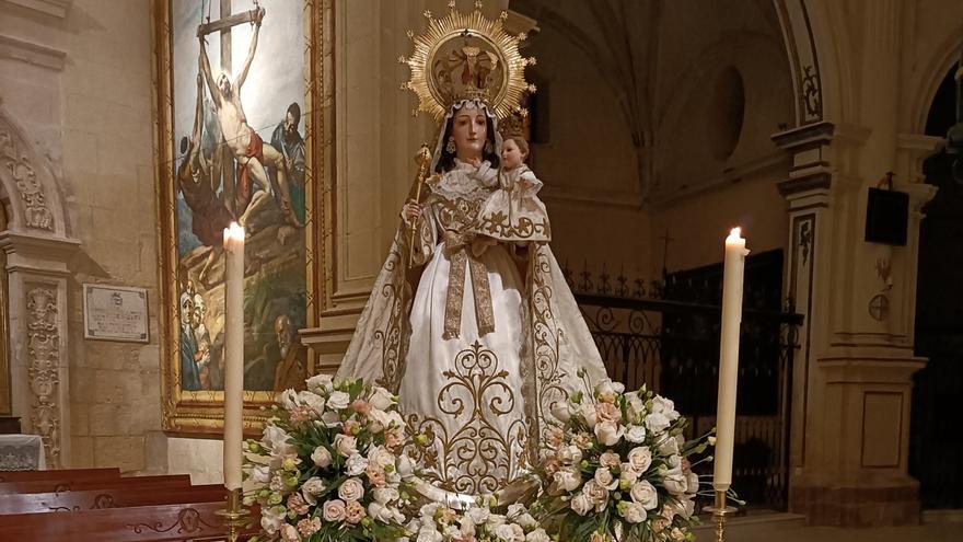 Procesión claustral de la Virgen del Alcázar de Lorca