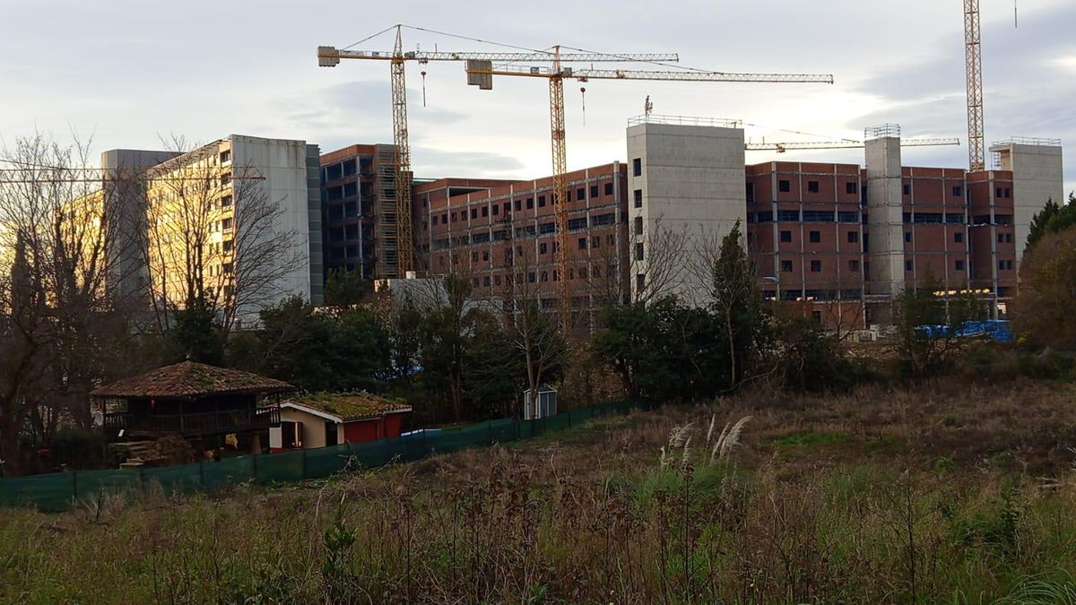Un aspecto de las obras de la ampliación.
