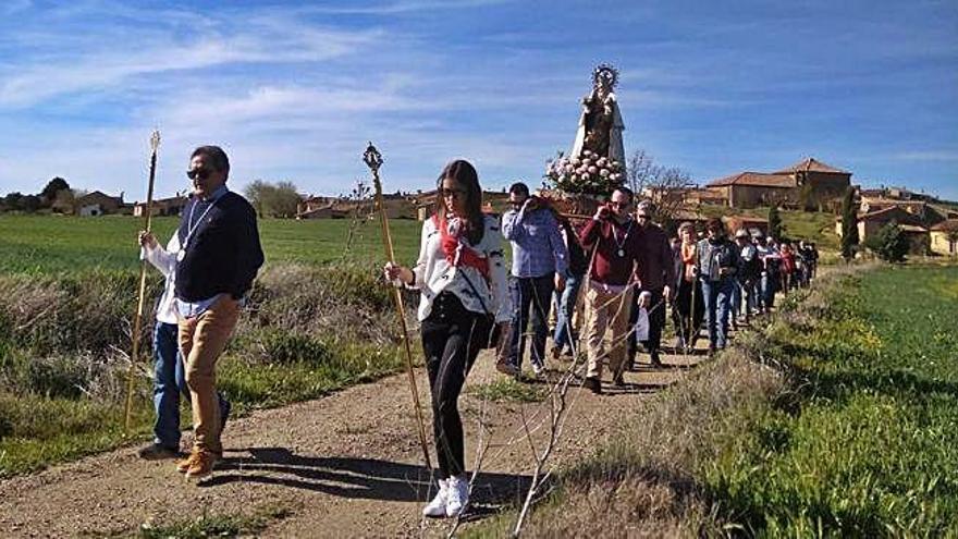 La Virgen del Socastro baja a Villamayor de Campos