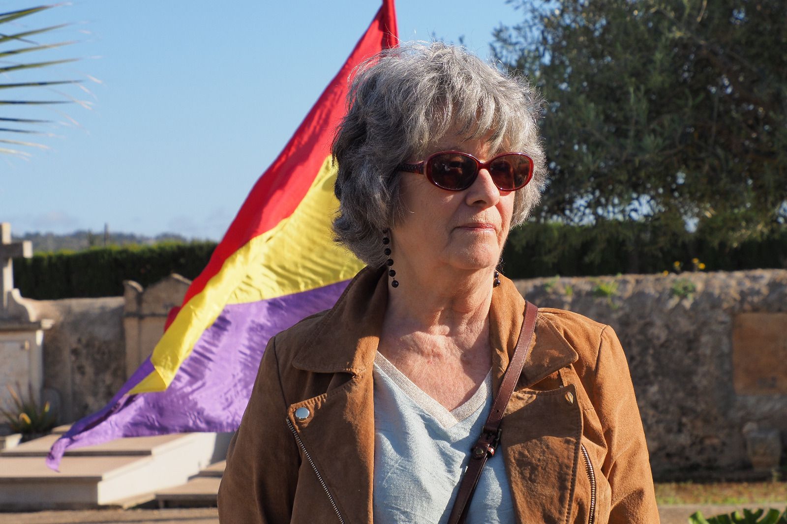 Imágenes del homenaje a las víctimas del golpe de Estado franquista en Santa Maria