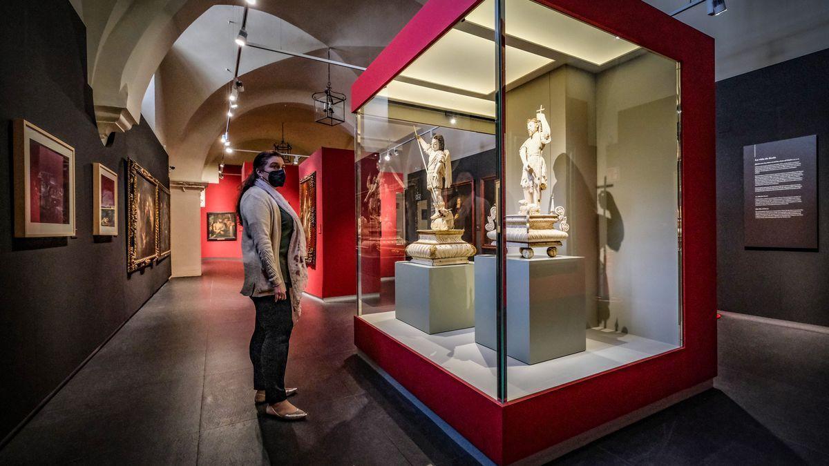 Una de las salas del Museo de la Catedral de Badajoz.