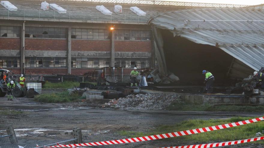 Sepides completa el calendario de demoliciones para el desarrollo del parque de Baterías de Avilés