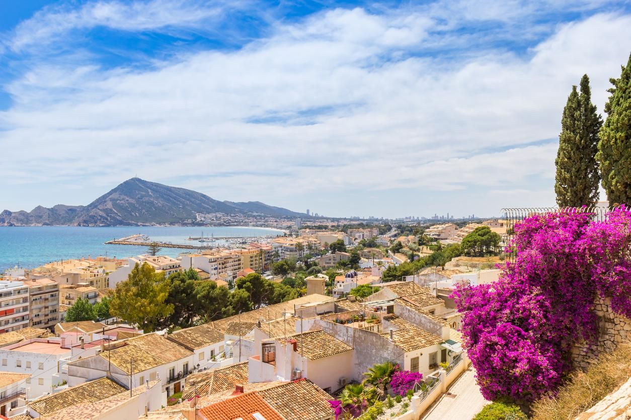 Pueblo de Altea en Alicante