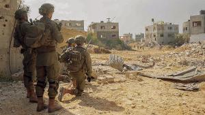 Soldados de Israel en la Franja de Gaza.