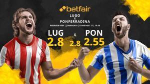 CD Lugo vs. SD Ponferradina: horario, TV, estadísticas, clasificación y pronósticos