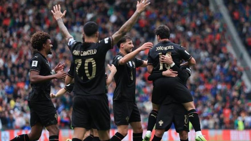 Portugal, sin Cristiano, logra una de las mayores goleadas de su historia