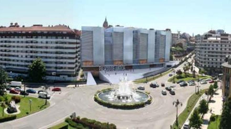 Recreación virtual del proyecto de Palacio de Justicia en el Vasco.