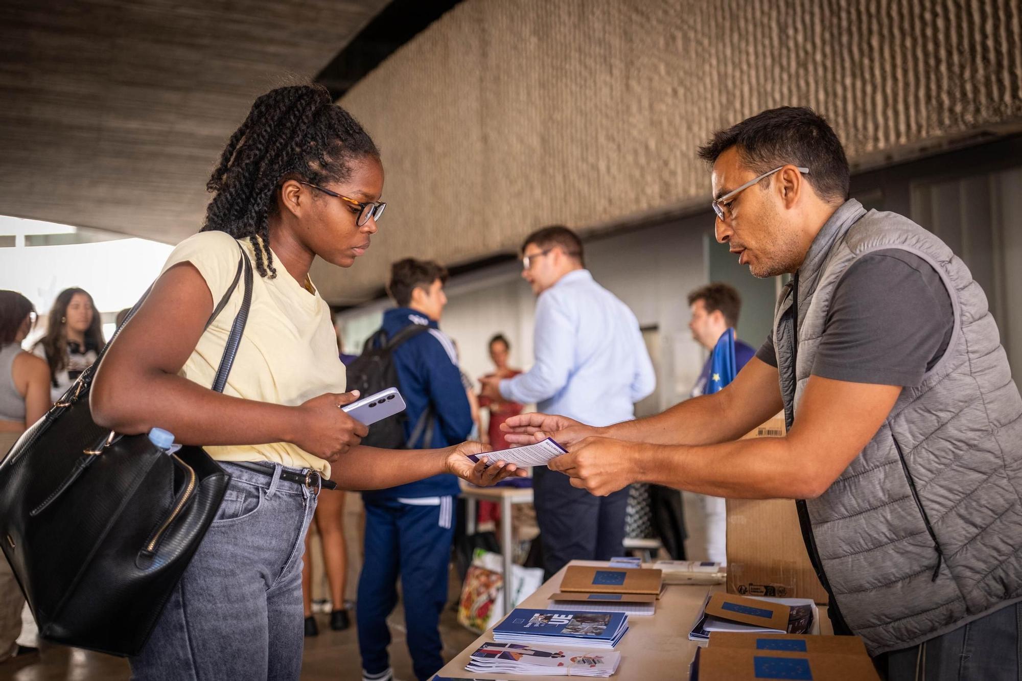 Acto de bienvenida de la ULL para estudiantes de movilidad