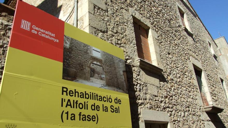 La façana de l&#039;edifici històric.