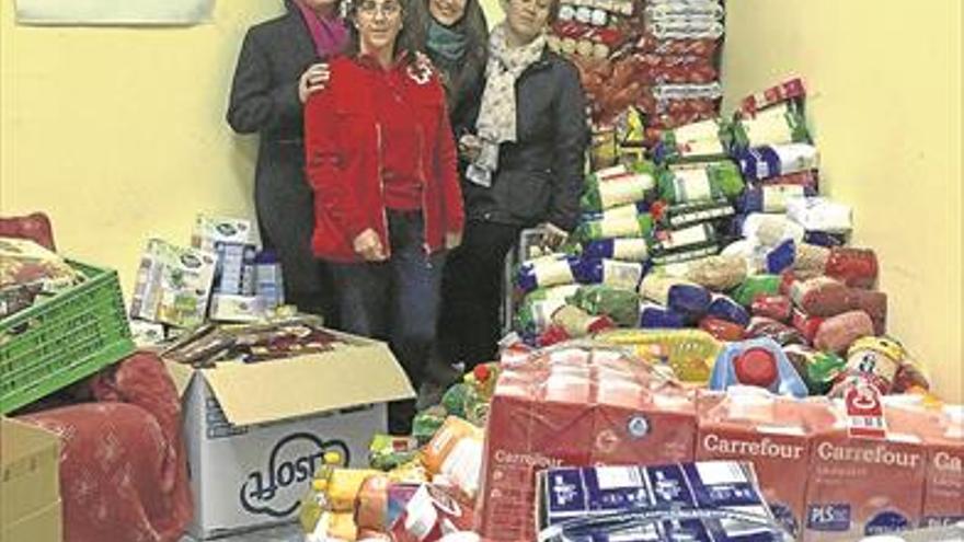 Recogen 3.000 kilos de alimentos para repartir entre las familias necesitadas