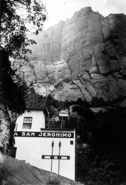 Recuperació de la cabina de l'aeri de Sant Jeroni