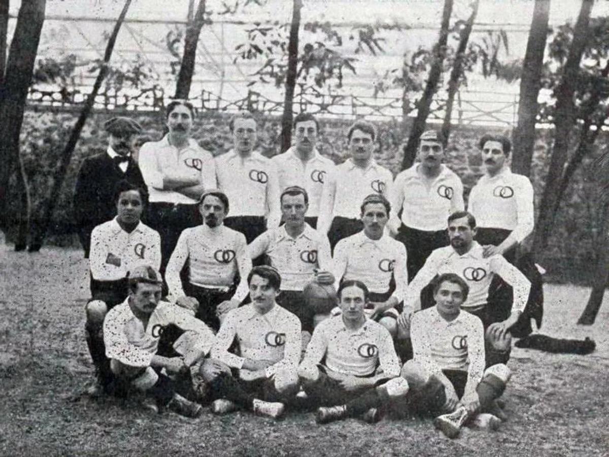 El equipo francés que participó en los JJOO de París 1900.