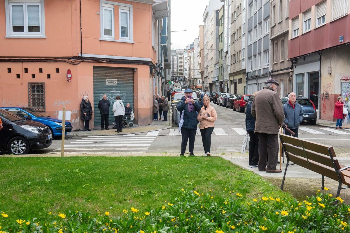 El espacio verde de uno de los barrios con mayor densidad de población de A Coruña ya se encuentra abierto al público.