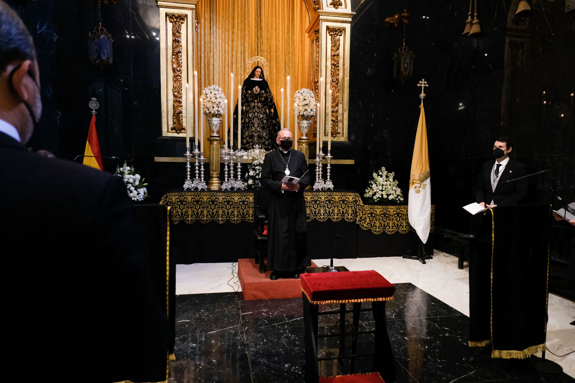 Celebración de la Soledad de María en Santo Domingo | Semana Santa de Málaga 2021