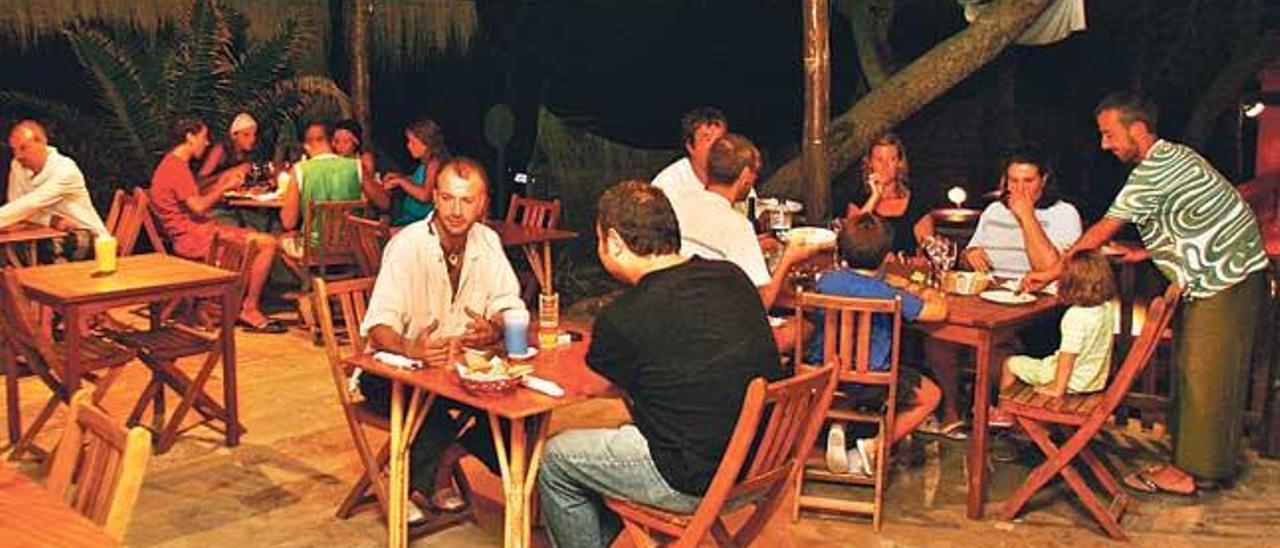 Flamenco en la playa del paraíso