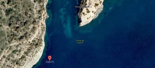 Das Boot wurde vor Cala Pi an der Südküste von Mallorca entdeckt.