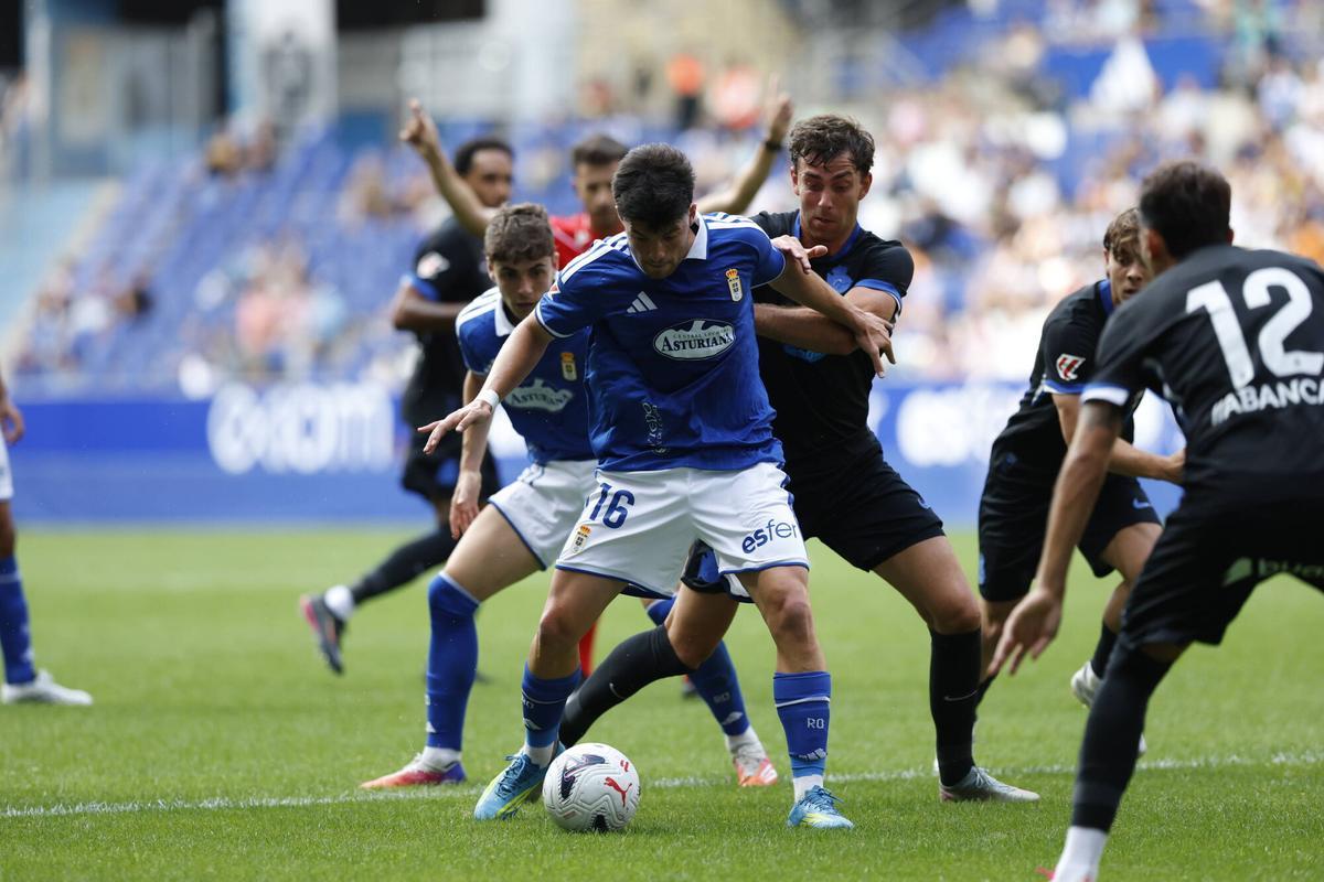 Así fue el partido entre el Real Oviedo y el Deportivo de la Coruña
