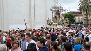 La Virgen de Araceli finaliza el ciclo en Lucena con el retorno a la ermita de la Sierra