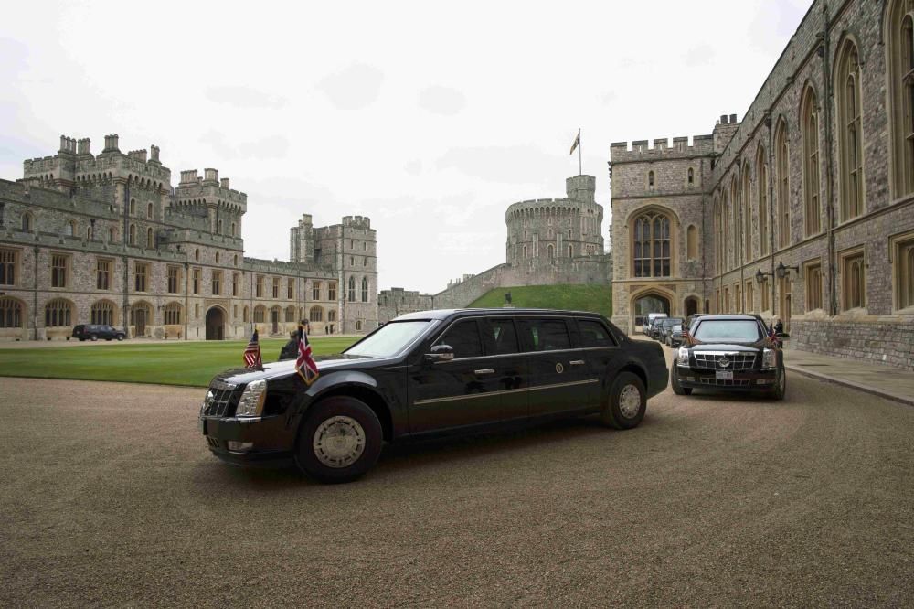 President of the United States convoy at the ...