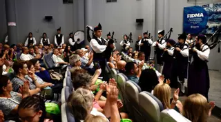 Aller celebra su día e n la FIDMA con música de gaitas y tradición