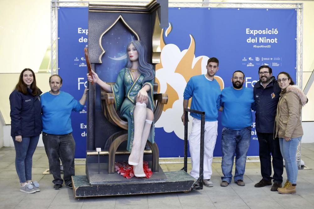 Primera jornada de entrega de ninots de las Fallas 2020