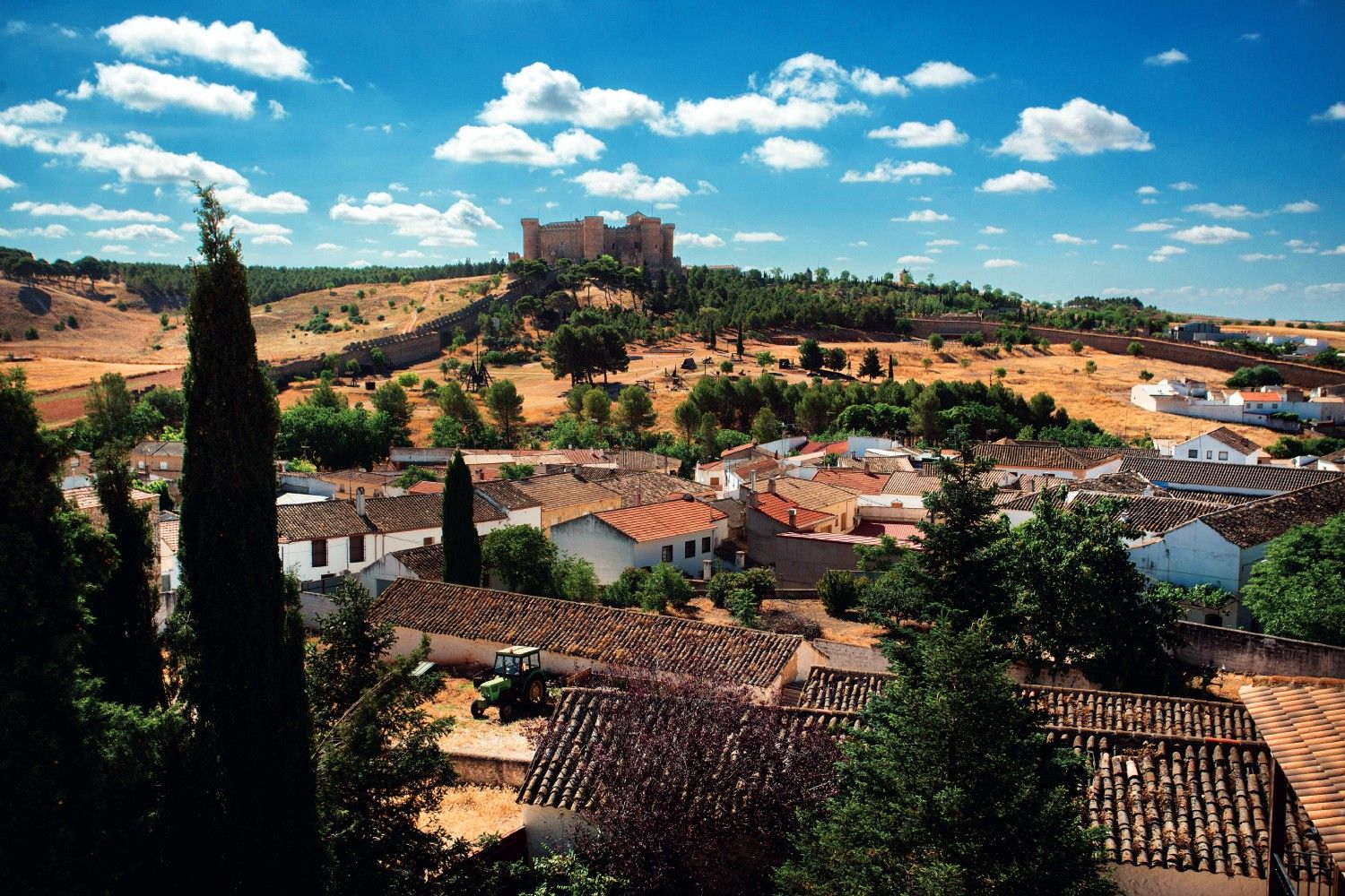 Vista del castillo de Belmonte desde el Palacio del infante Don Juan Manuel Hotel &amp; Spa